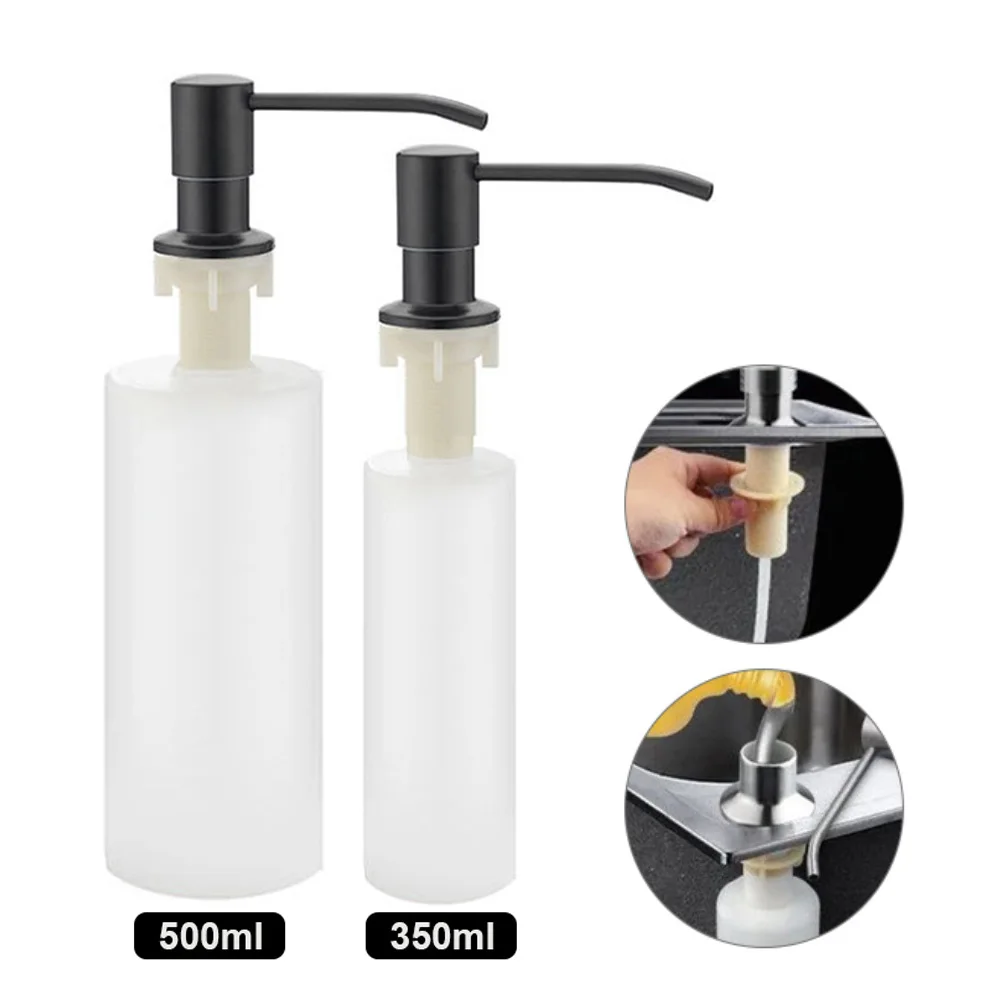 Kitchen Sink Liquid Soap Dispenser Pump Stainless Steel 350ML Liquid Soap Bottle Sink Mount Hand Pressure Soap Dispenser Bottle
Kitchen Sink Liquid Soap Dispenser Pump Stainless Steel 350ML Liquid Soap Bottle Sink Mount Hand Pressure Soap Dispenser Bottle