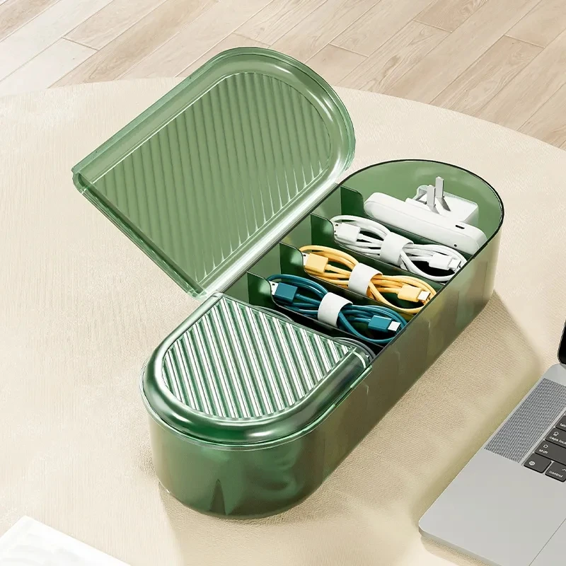 Data Cable Storage Box Cable Charger Organizer Storage Box Electronic Accessories Case for Desk Drawer Cord Storage Organizer
Data Cable Storage Box Cable Charger Organizer Storage Box Electronic Accessories Case for Desk Drawer Cord Storage Organizer