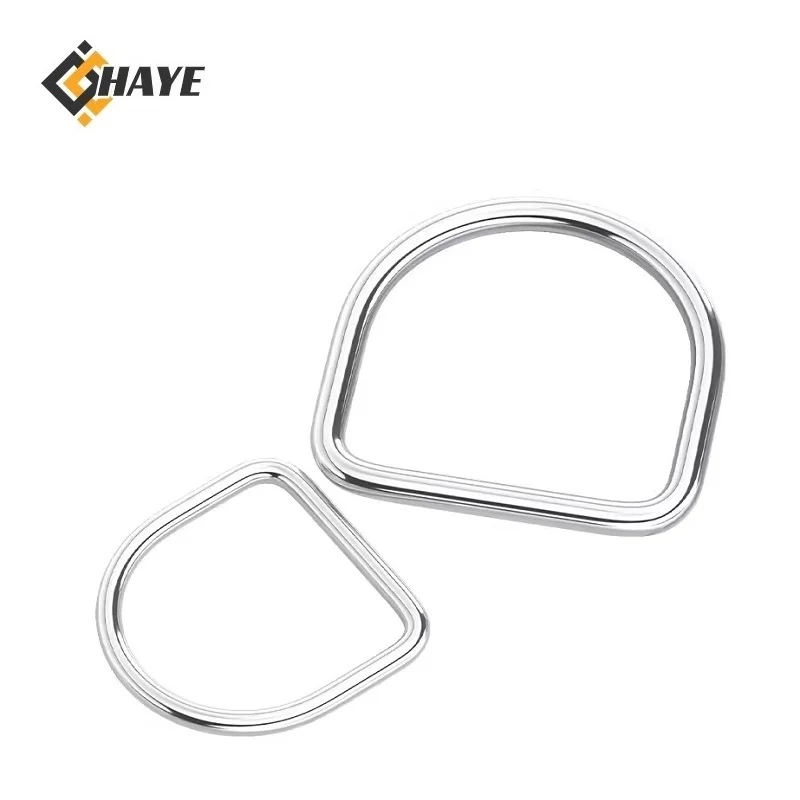 304 Stainless Steel D Shape Rings for Bags Caps DIY Seamless Semicircle Suspenders Trousers Rings
304 Stainless Steel D Shape Rings for Bags Caps DIY Seamless Semicircle Suspenders Trousers Rings