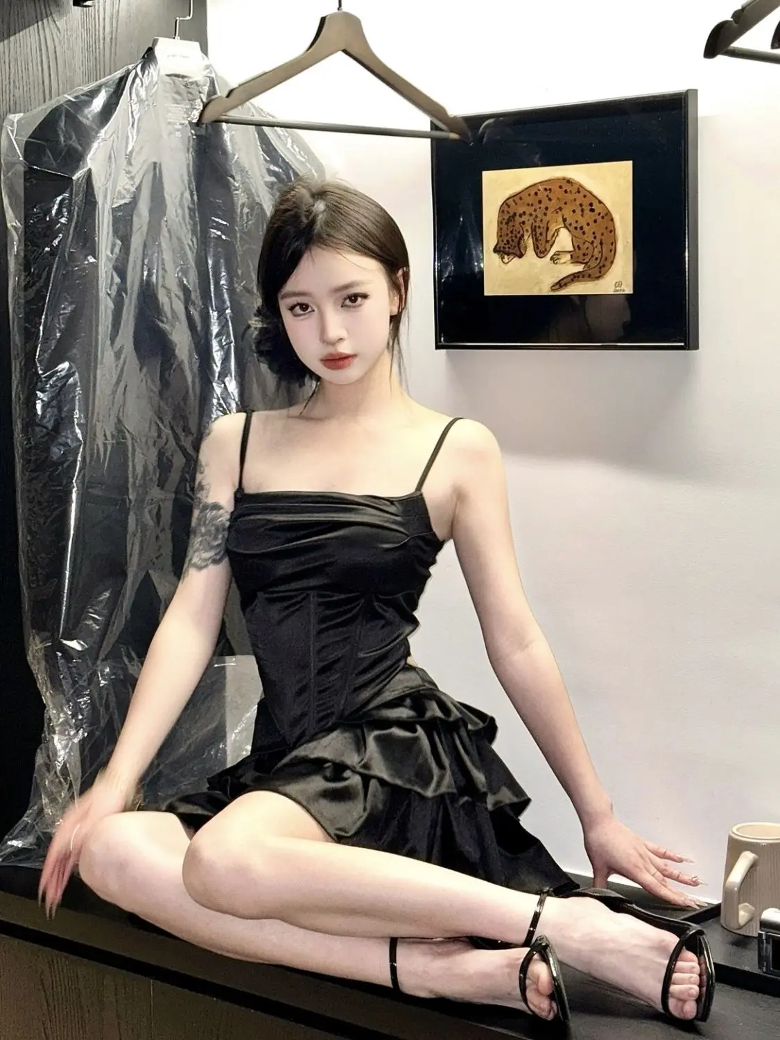 Camisole Vest with Chest Pad Irregular Top + Ballet Style Cake Puffy Birthday Skirt Spice Girl Sexy Slim Women's Set 2024
Camisole Vest with Chest Pad Irregular Top + Ballet Style Cake Puffy Birthday Skirt Spice Girl Sexy Slim Women's Set 2024