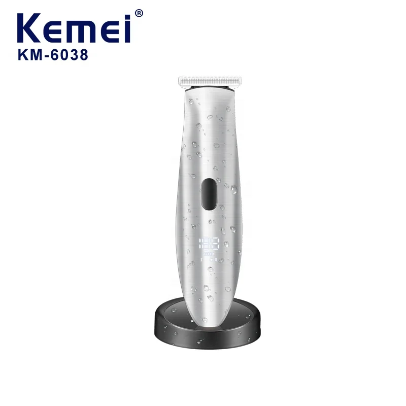 Ipx5 Waterproof Two Speed Regulation Hair Trimmer Kemei KM-6038 Wet And Dry Dual Use Fast Usb Charging Base Clipper
Ipx5 Waterproof Two Speed Regulation Hair Trimmer Kemei KM-6038 Wet And Dry Dual Use Fast Usb Charging Base Clipper