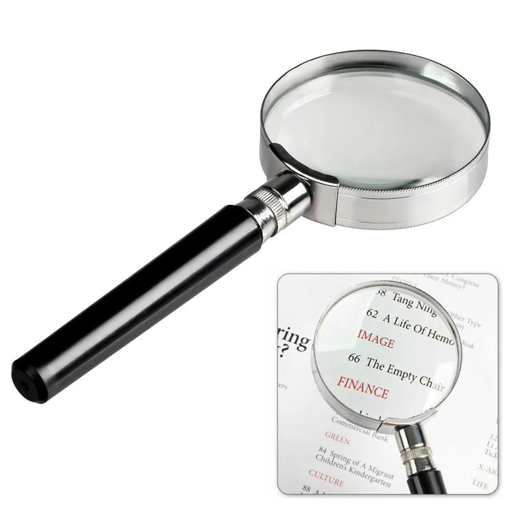 Portable Handheld Magnifier, 10X Magnification, 2 inch Lens Diameter, Ideal for Reading, Inspections, and Travel
Portable Handheld Magnifier, 10X Magnification, 2 inch Lens Diameter, Ideal for Reading, Inspections, and Travel