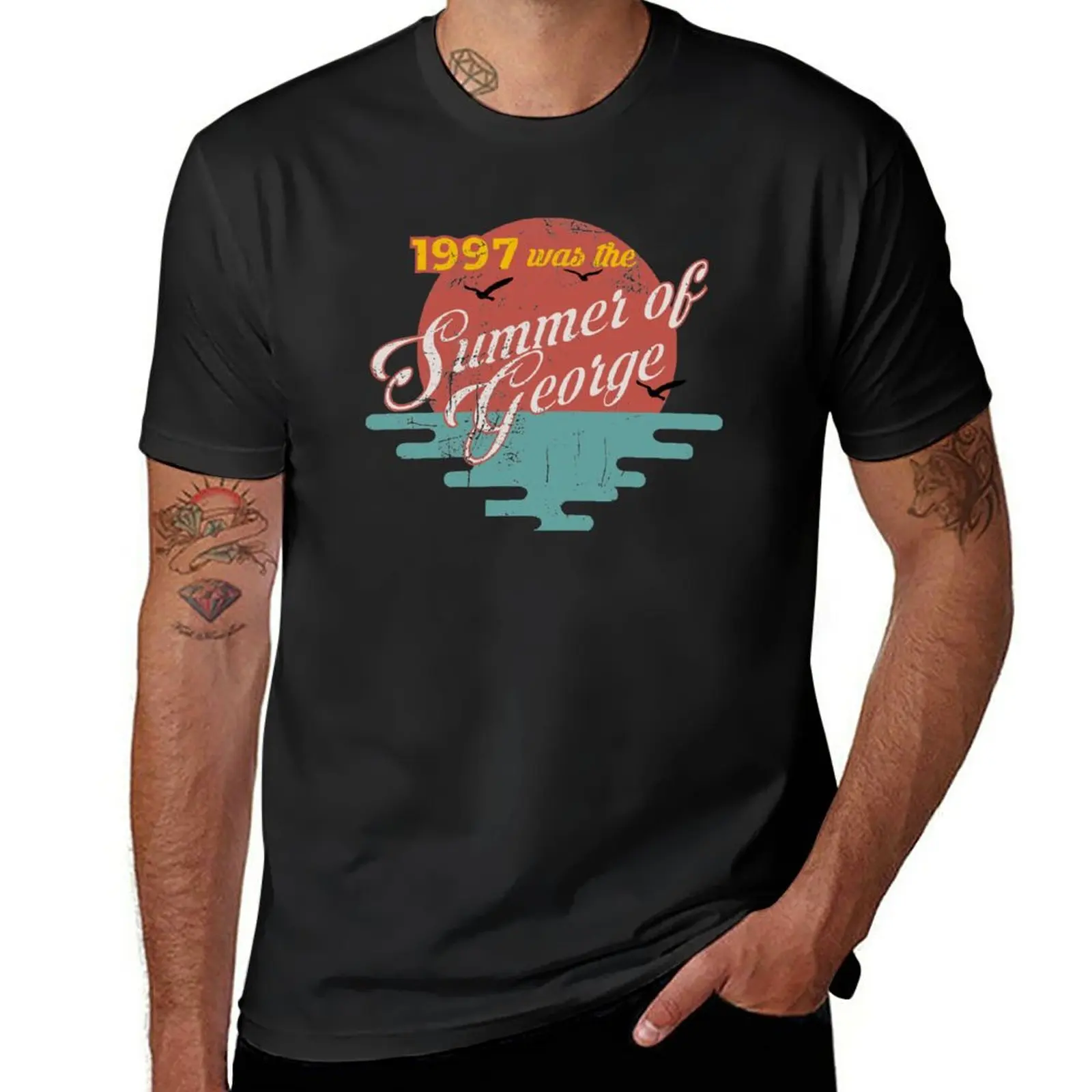 New Vintage The Summer of George - Professionally Designed T-Shirt graphics t shirt sweat shirts t shirts for men pack
New Vintage The Summer of George - Professionally Designed T-Shirt graphics t shirt sweat shirts t shirts for men pack
