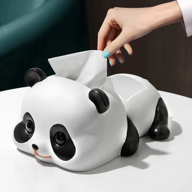 Nordic Panda Tissue Box Creative Decoration Multifunctional Key Storage for Living Room, Dining Table, and Cute Home Decoration
Nordic Panda Tissue Box Creative Decoration Multifunctional Key Storage for Living Room, Dining Table, and Cute Home Decoration