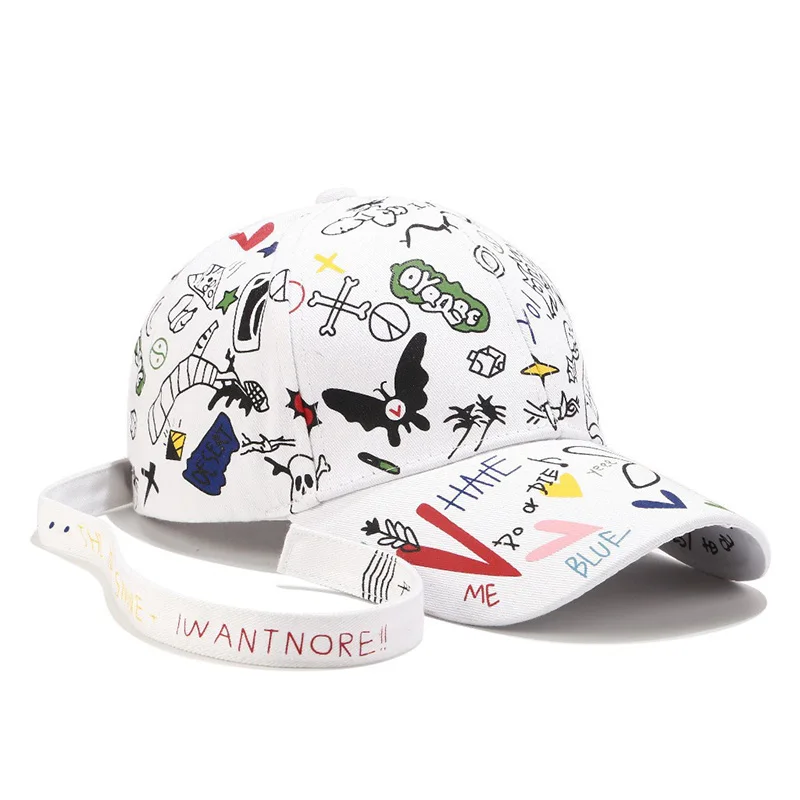 Men Women Summer Sport Sunscreen Curved Brim Sun Hat GD Concert Street Dance Butterfly Letter Graffiti SunShade Baseball Cap A65
Men Women Summer Sport Sunscreen Curved Brim Sun Hat GD Concert Street Dance Butterfly Letter Graffiti SunShade Baseball Cap A65