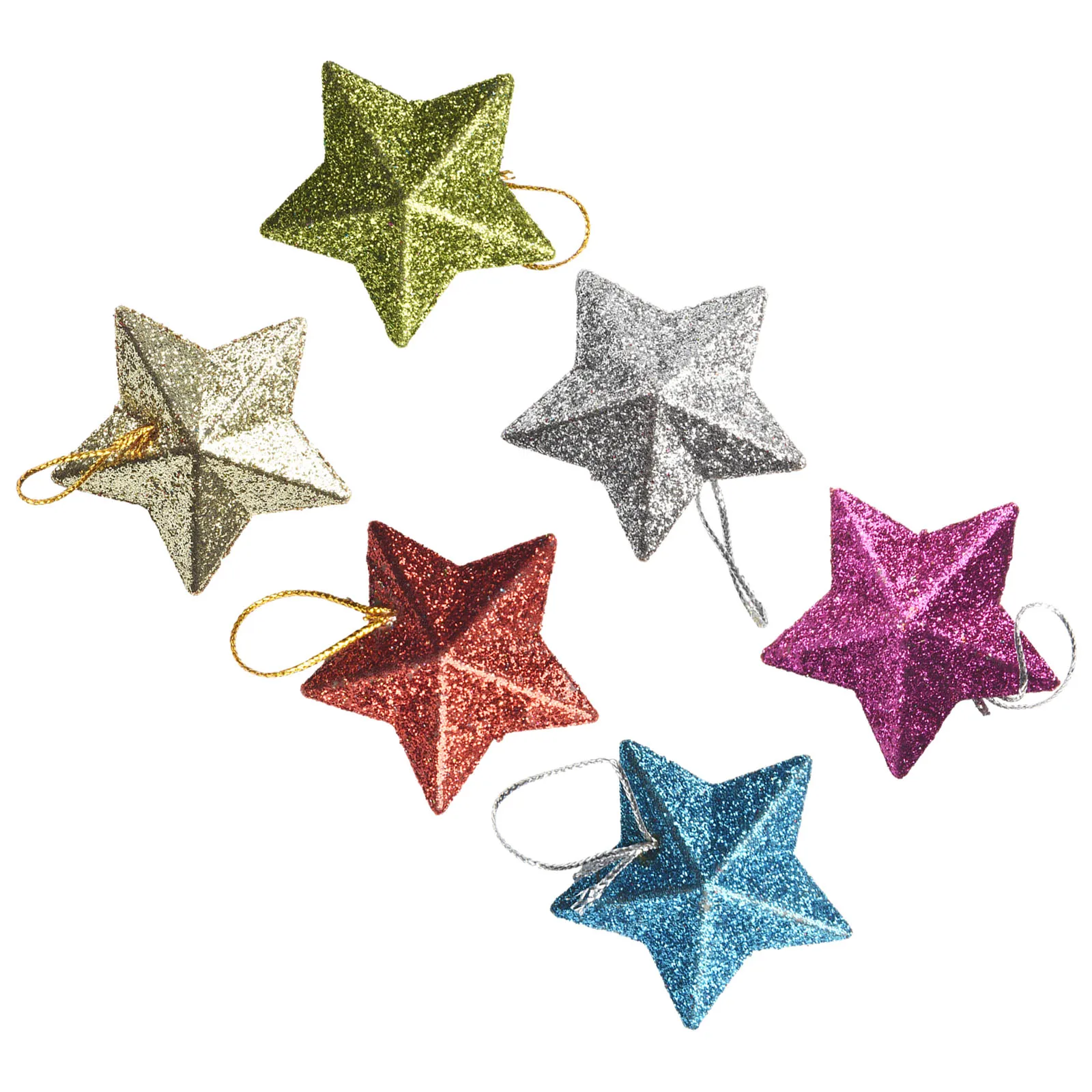 Star Ornament Star Pendants Family Dinner Wedding Valentines Day Approx.5x5cm/1.97x1.97in Colorful Durable Gold
Star Ornament Star Pendants Family Dinner Wedding Valentines Day Approx.5x5cm/1.97x1.97in Colorful Durable Gold