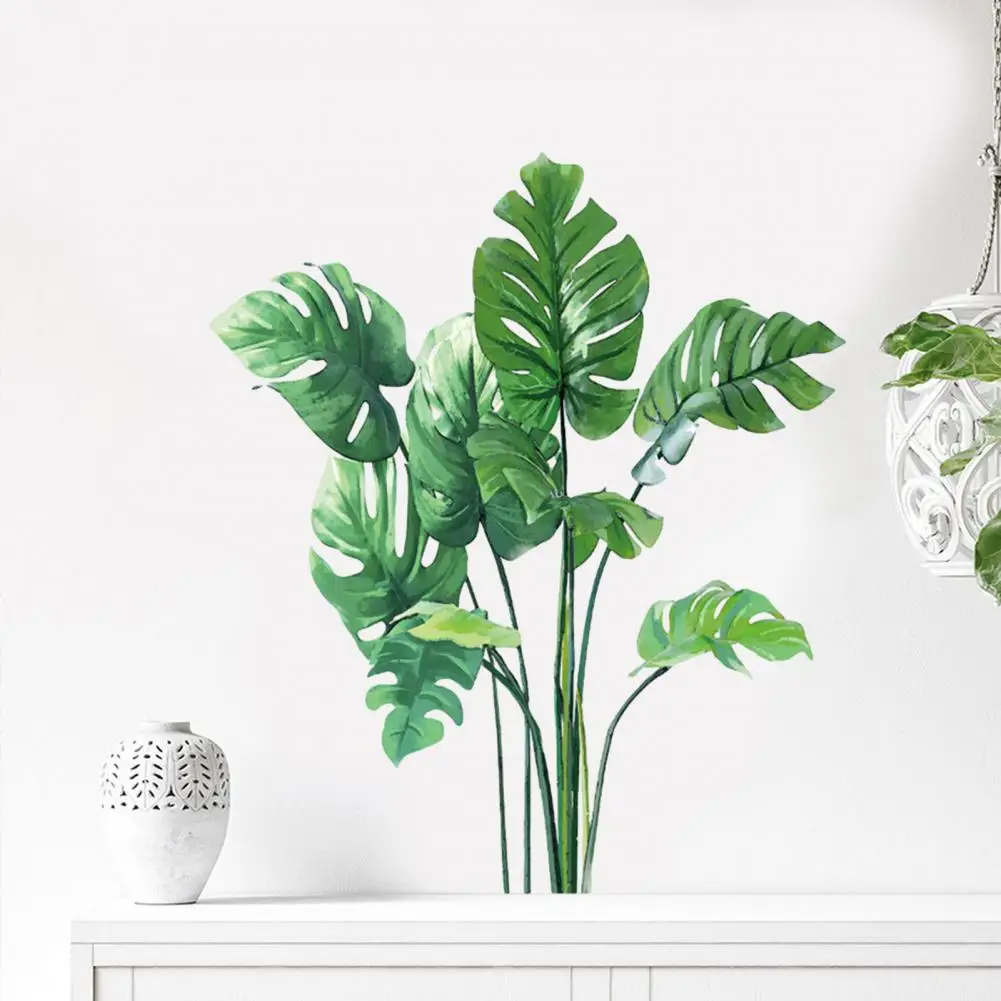 Self-adhesive Wall Stickers Tropical Monstera Leaf Wall Decals Non-fading Waterproof Art Murals for Room Bedroom Nursery Office
Self-adhesive Wall Stickers Tropical Monstera Leaf Wall Decals Non-fading Waterproof Art Murals for Room Bedroom Nursery Office