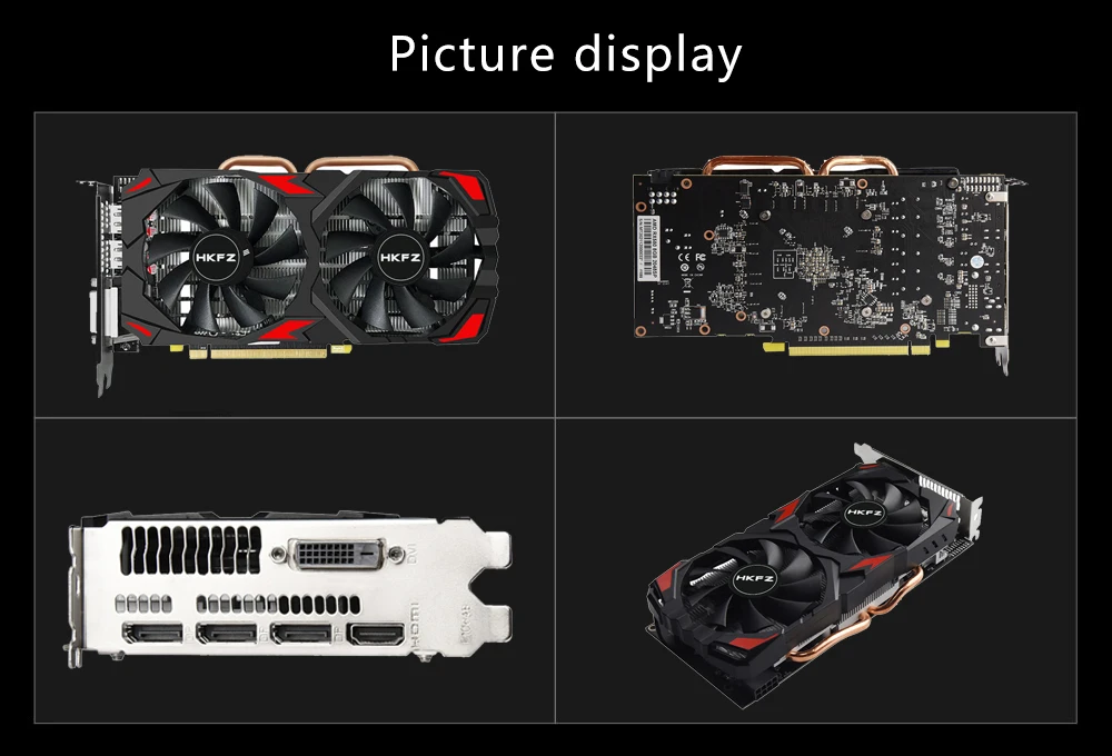 Generic Freeshipping Video Card AMD RX 580 8G 256Bit 2048SP GDDR5 ...