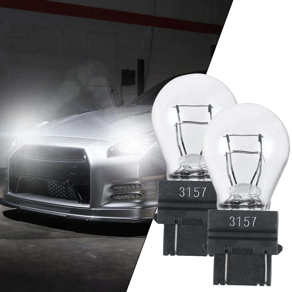 2pcs Car Brake Light Bulbs 3057 3155 3357 3547 4157 3156 3000K White Clear Shell Tail Signal Reverse Light Replacement
2pcs Car Brake Light Bulbs 3057 3155 3357 3547 4157 3156 3000K White Clear Shell Tail Signal Reverse Light Replacement