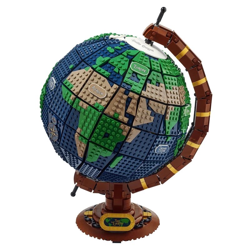 MOC Creator Expert Earth Globe World Map Bricks Toys 95335 MOC Creator Expert Earth Globe World Map Bricks Toys 95335
