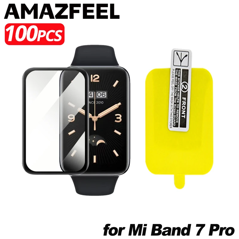 100Pcs Film for Xiaomi Mi Band 7 Pro Screen Protector Film 3D Full Cover Protective Mi Band 7pro 7 Pro Protection Accessories
100Pcs Film for Xiaomi Mi Band 7 Pro Screen Protector Film 3D Full Cover Protective Mi Band 7pro 7 Pro Protection Accessories