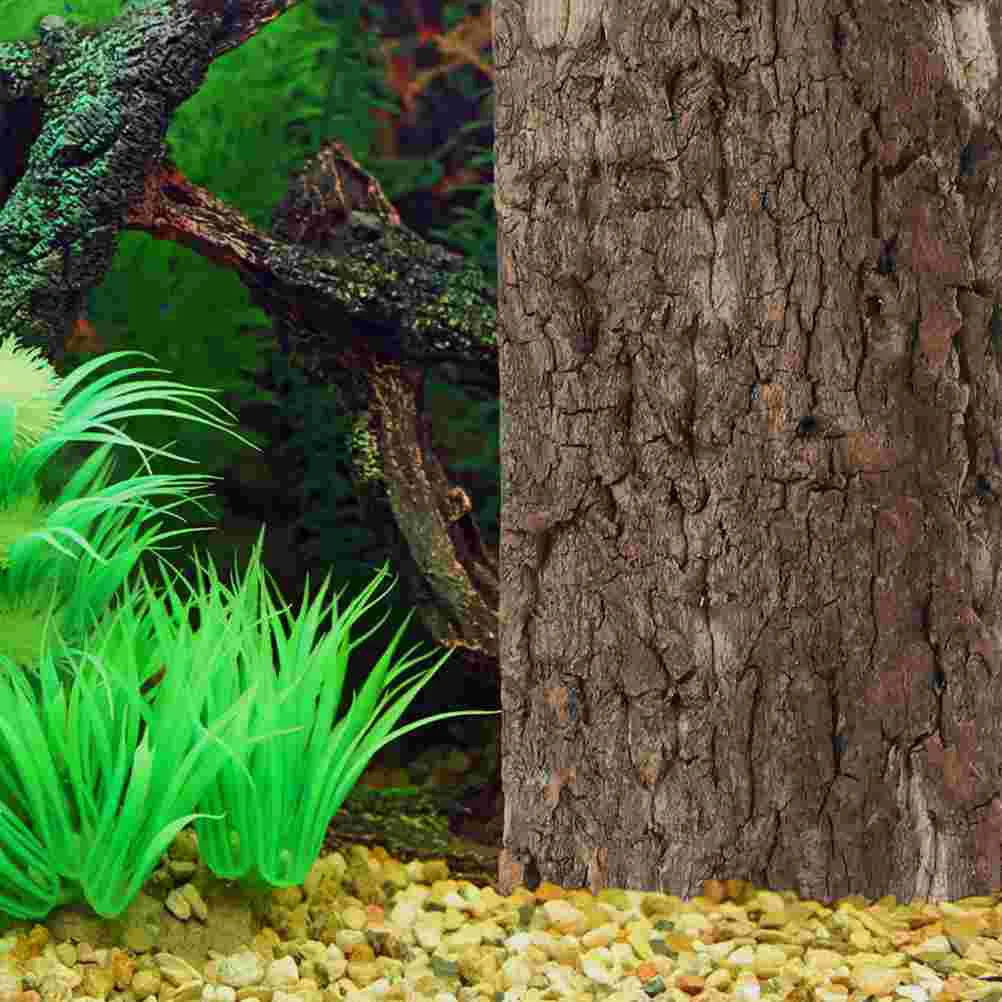 

Terrarium Reptile Bark Backdrop Fish Tank Bark Background Cork Background Bark landscaping decoration climbing pet box decor