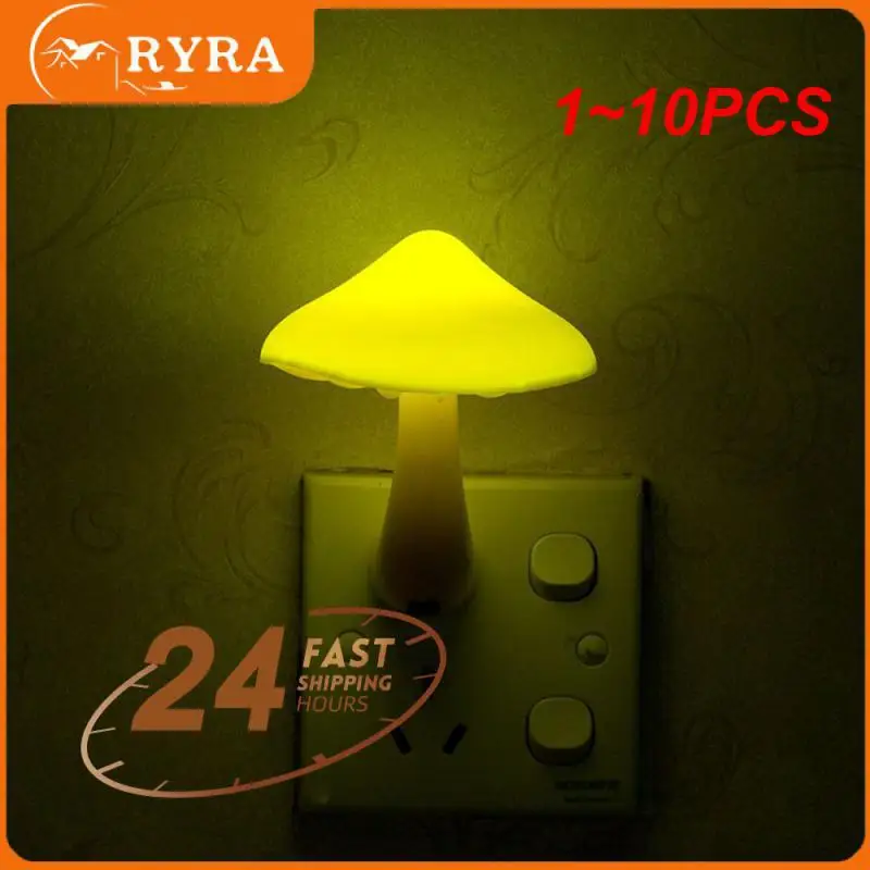 1~10PCS Led Night Light Mini Mushroom Wall Lamp Light Control Induction Energy Saving Environmental Protection Bedroom Lamp Home
1~10PCS Led Night Light Mini Mushroom Wall Lamp Light Control Induction Energy Saving Environmental Protection Bedroom Lamp Home