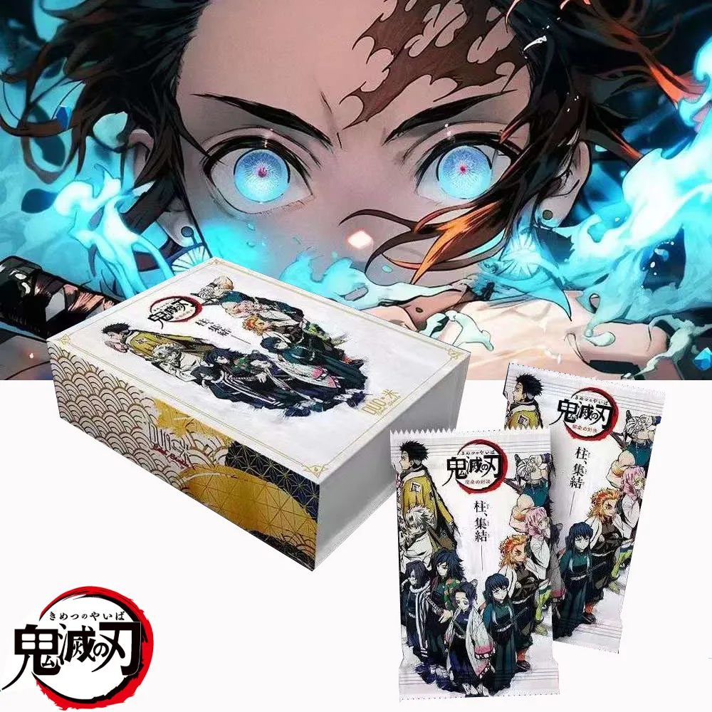 

Wholesale New Demon Slayer Cards Collections Booster Box Japanese Anime Game Child Toy Gifts Rare SP SSP SEP SLP Card