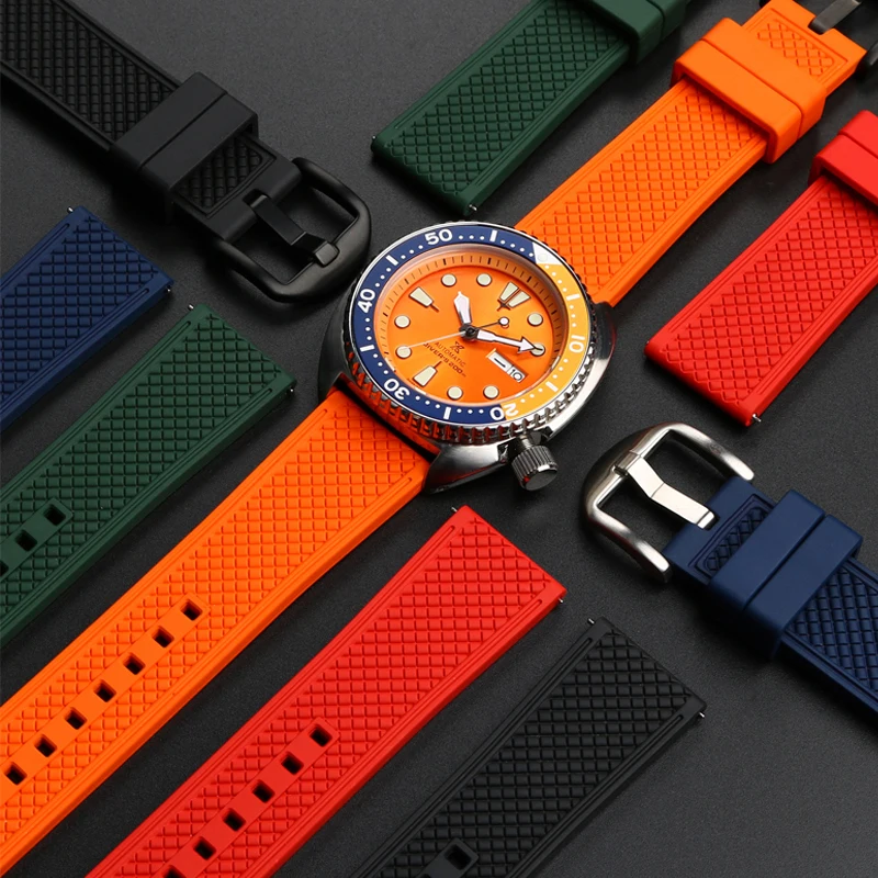 Premium-Grade Fluororubber Watch Strap 20mm 22mm For seiko SRP777J1 New Watch Band Diving Waterproof Bracelet Black Color
Premium-Grade Fluororubber Watch Strap 20mm 22mm For seiko SRP777J1 New Watch Band Diving Waterproof Bracelet Black Color