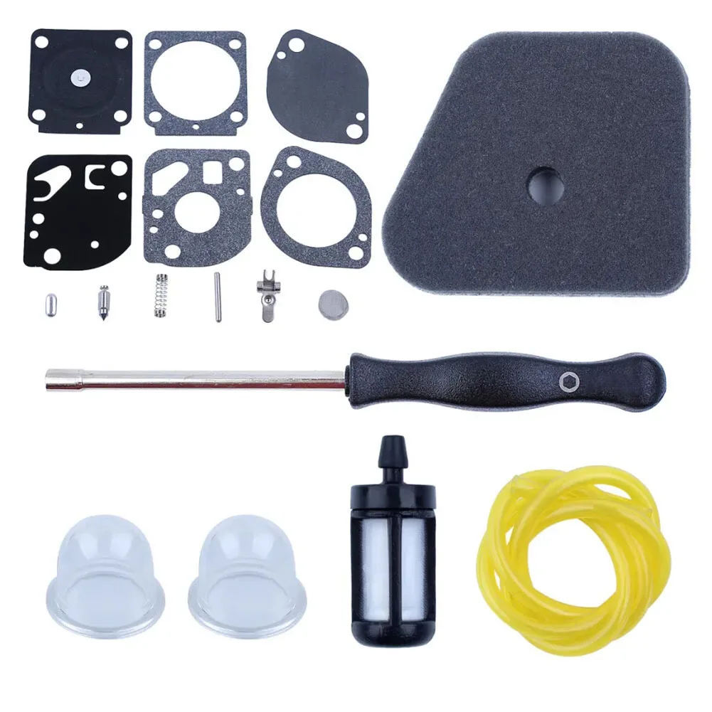 Carburetor Rebuild Kit High-Quality With Air Filter And Fuel Line For FS90 FS100 FS110 FS87 HT100 HT101 FS130 Trimmer Spare Part
Carburetor Rebuild Kit High-Quality With Air Filter And Fuel Line For FS90 FS100 FS110 FS87 HT100 HT101 FS130 Trimmer Spare Part
