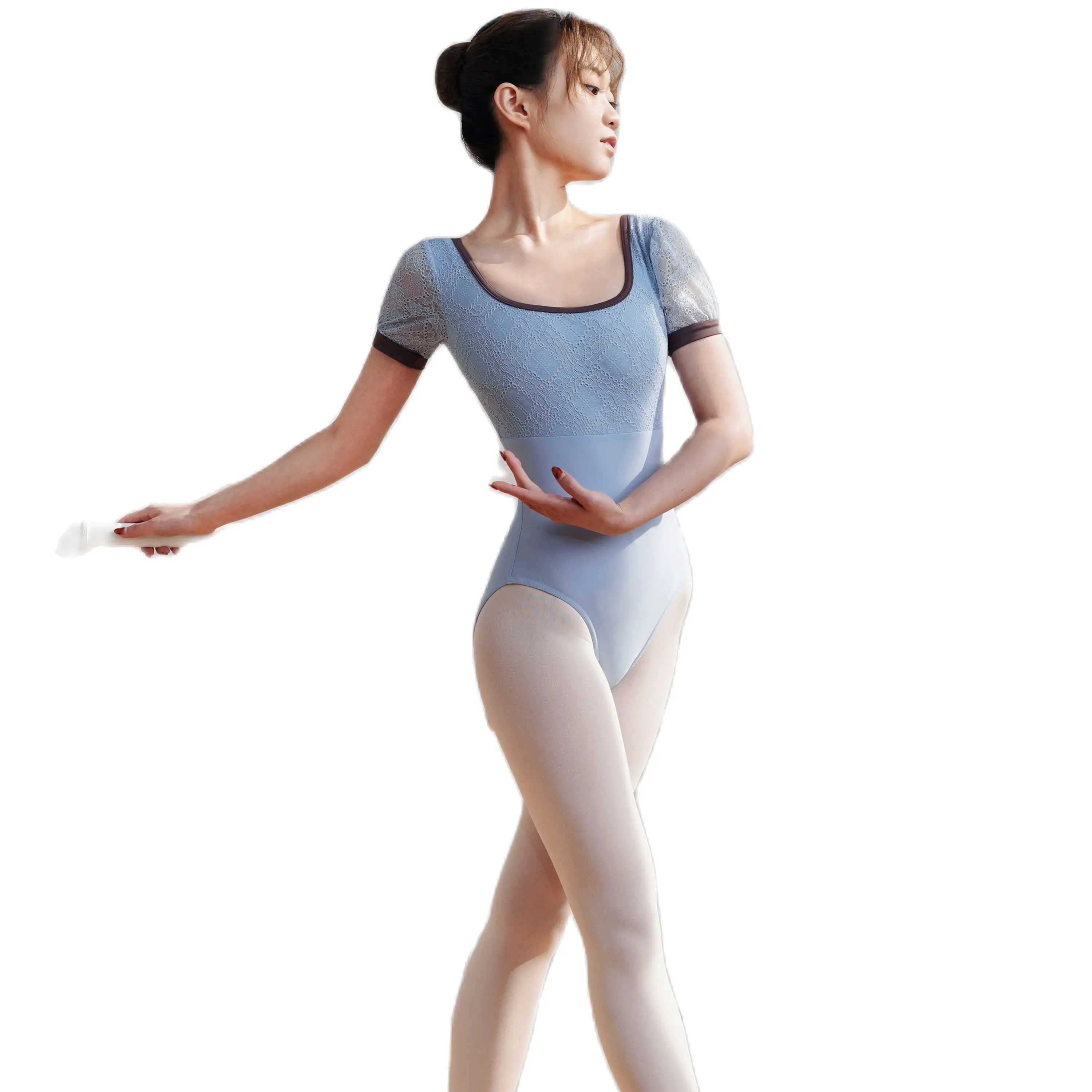 Lace and Spandex Short-sleeved Ballet Leotard Adult Low Back Bodysuit for Women Dance Practice Clothes Ballet Outfit W22331
Lace and Spandex Short-sleeved Ballet Leotard Adult Low Back Bodysuit for Women Dance Practice Clothes Ballet Outfit W22331