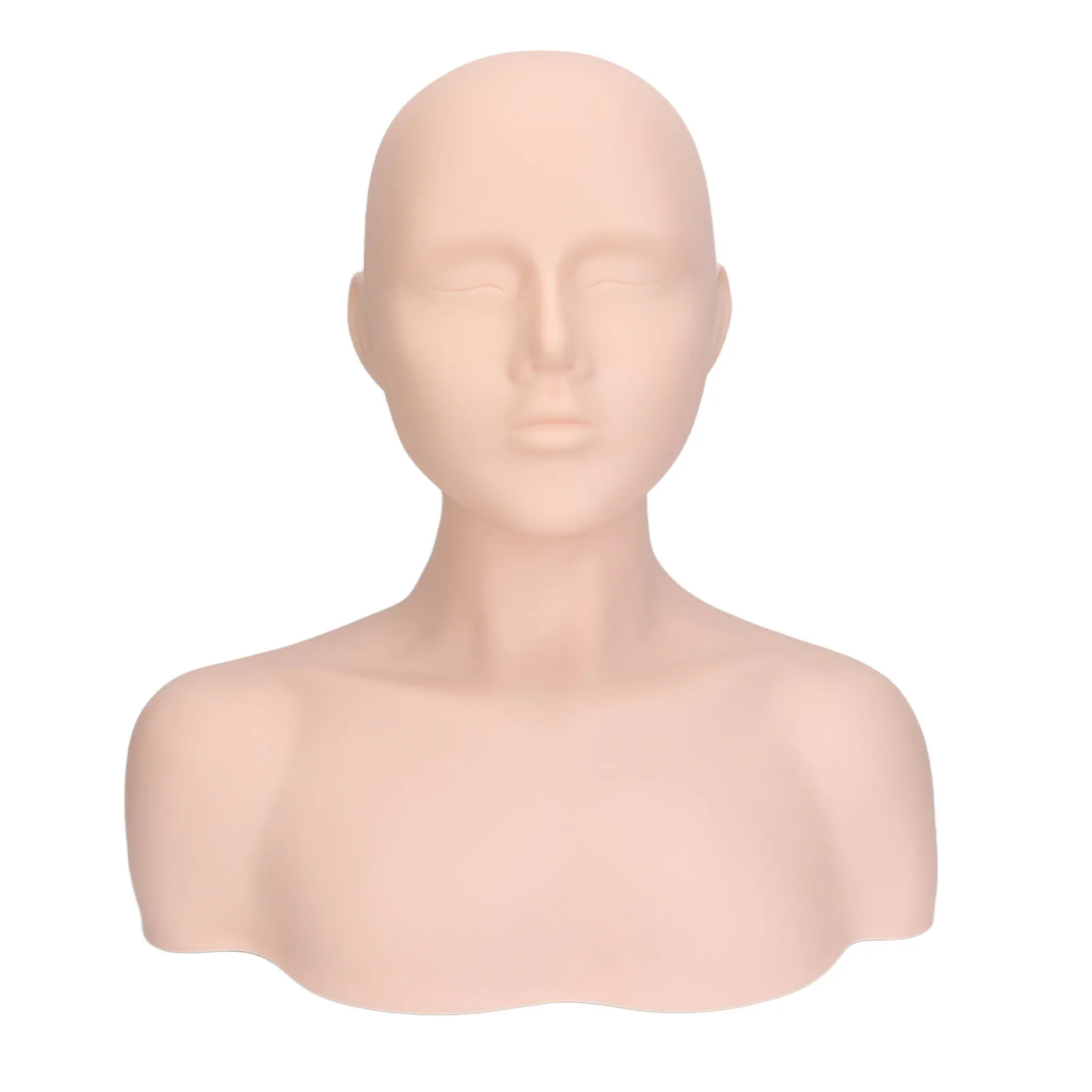 Tattoo Practice Mannequin Head Soft PVC Comfortable Touch Multifunctional Mannequin Head Model with Shoulder for Makeup Massage
Tattoo Practice Mannequin Head Soft PVC Comfortable Touch Multifunctional Mannequin Head Model with Shoulder for Makeup Massage