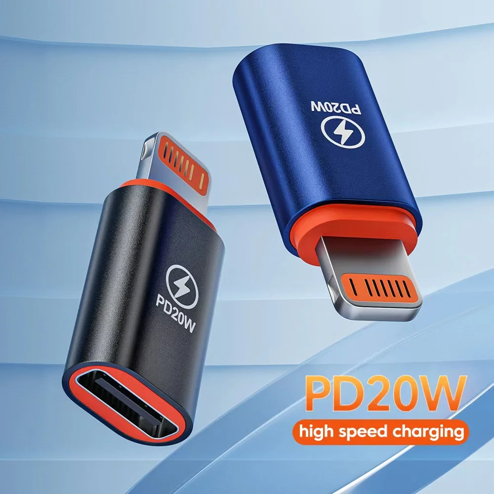 USB C To Lightning Adapter PD20W/120W Fast Charging Lightning Male To Type C Female Adapter For iphone To USB Type C Headphones
USB C To Lightning Adapter PD20W/120W Fast Charging Lightning Male To Type C Female Adapter For iphone To USB Type C Headphones