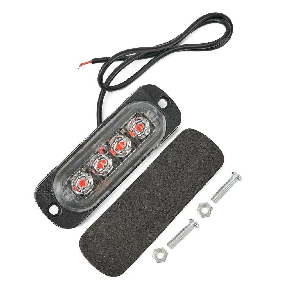 Urgent Working Light Warning Working 12V-24V 4LED Accessories Car Kit Lamp Lens Transparent Truck High quality
Urgent Working Light Warning Working 12V-24V 4LED Accessories Car Kit Lamp Lens Transparent Truck High quality