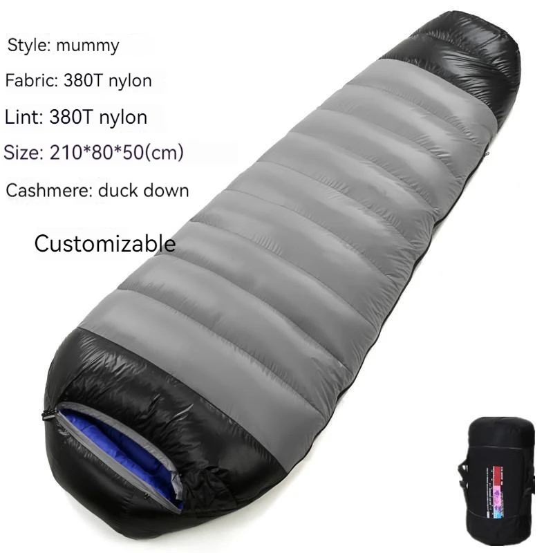 Ultra-light Warm Down Filled Adult Mummy Style Sleeping Bag Fit for Winter Thermal 4 Kinds of Thickness Camping Travel Camping
Ultra-light Warm Down Filled Adult Mummy Style Sleeping Bag Fit for Winter Thermal 4 Kinds of Thickness Camping Travel Camping