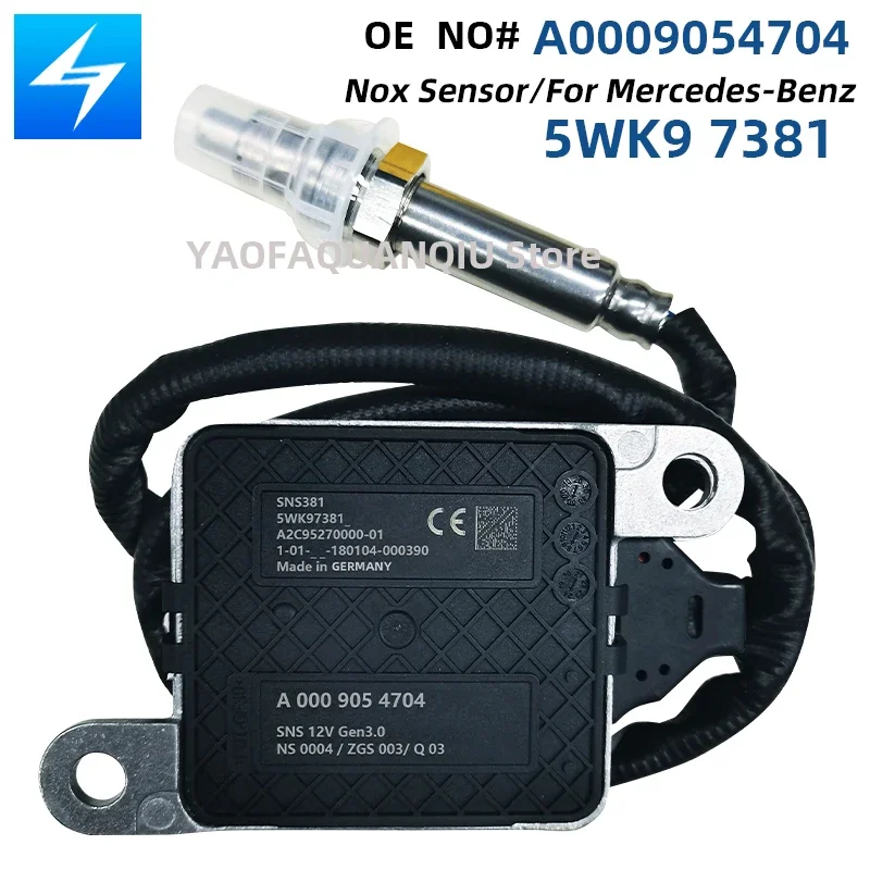 

5WK97381 A0009054704 Nitrogen Oxide Nox Sensor For Mercedes Benz E-Class W213 W238 CLS W257 S-Class W222