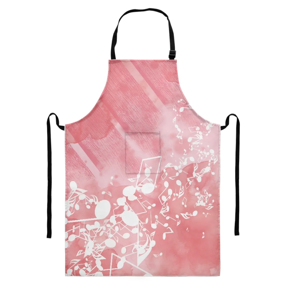 Woman Kitchen Apron Polyester Waterproof Custom Pink Music Symbol Pattern Unisex Kitchen Apron Print On Demand delantal
Woman Kitchen Apron Polyester Waterproof Custom Pink Music Symbol Pattern Unisex Kitchen Apron Print On Demand delantal