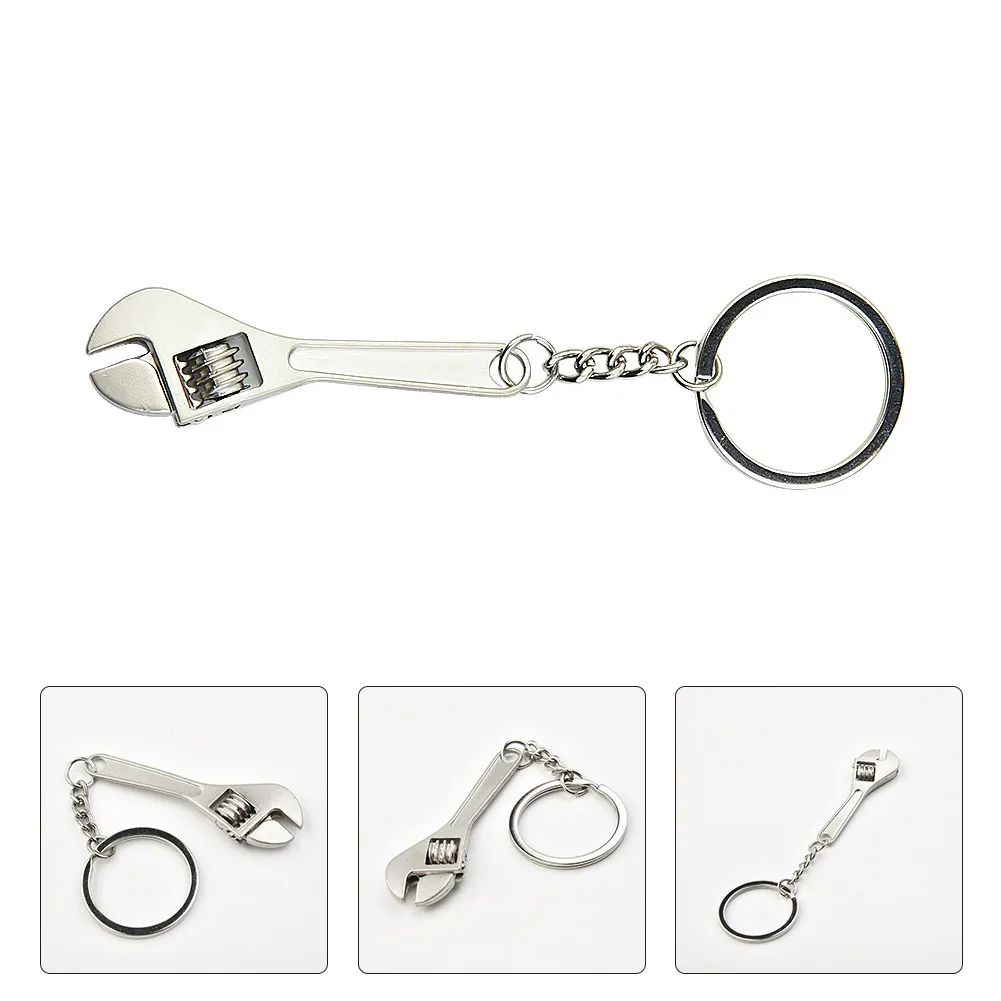 Car Metal Wrench Style Key Chain Key Ring Creative Fashionable Silver Compact Keychain Decor Car Part
Car Metal Wrench Style Key Chain Key Ring Creative Fashionable Silver Compact Keychain Decor Car Part