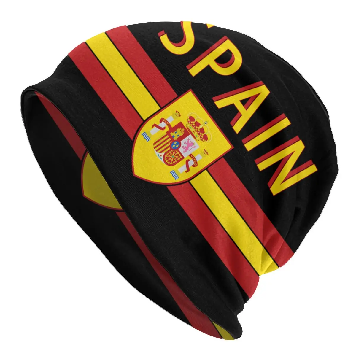 

Bonnet Winter Knit Hat Coat Of Arms Of Spain Hip Hop Skullies Beanies Caps Adult Spanish Flag Patriotism Beanie Hats Ski Cap