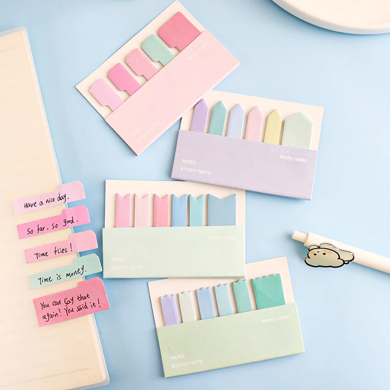 120sheets Macaroon Color Self Adhesive Memo Pad Sticky Notes Bookmark Marker Memo Sticker Strong Viscosity Paper Office
120sheets Macaroon Color Self Adhesive Memo Pad Sticky Notes Bookmark Marker Memo Sticker Strong Viscosity Paper Office