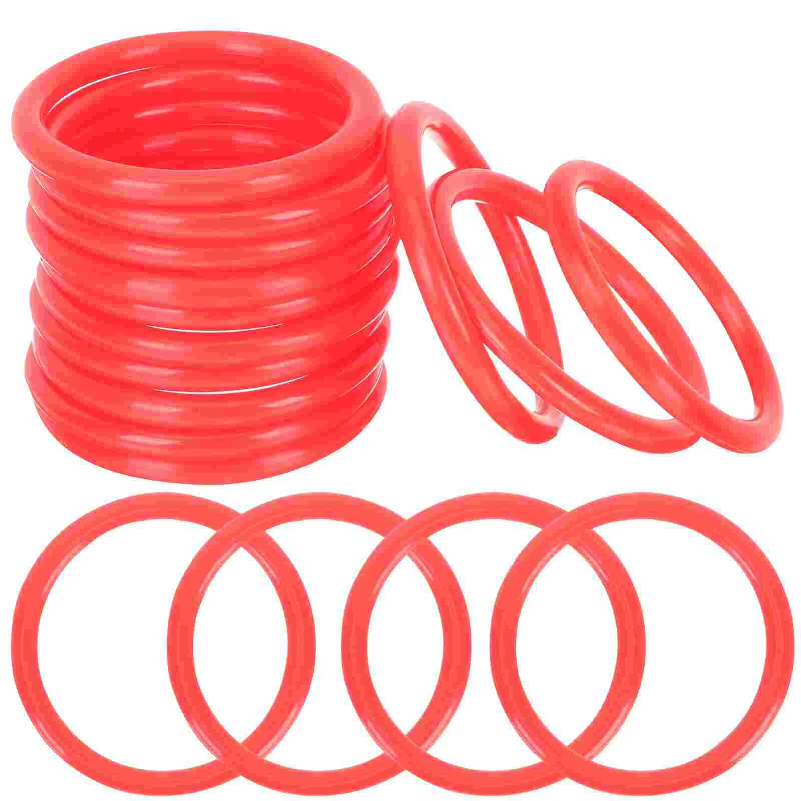 

24Pcs Plastic Toss Rings Carnival Rings Colorful Toss Rings Outdoor Tossing Toys Party Props