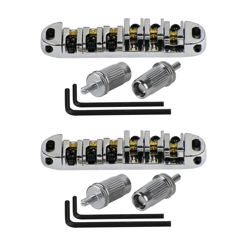 2X хромированное металлическое роликовое седло, мост Tune-O-Matic для Les Paul Style сменный фиксатор для электрогитары
2X хромированное металлическое роликовое седло, мост Tune-O-Matic для Les Paul Style сменный фиксатор для электрогитары