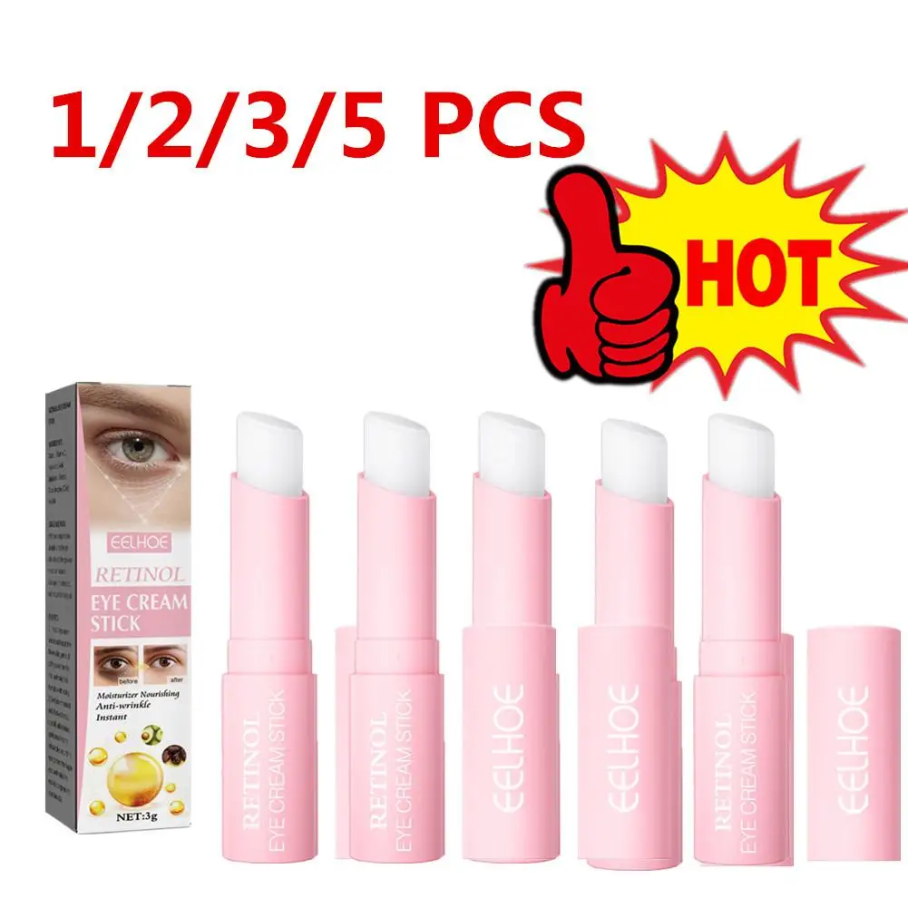 EELHOE Anti-wrinkle Eye Cream Retinol Anti Puffiness Remove Dark Circles Eye Bags Stick Fade Fine Line Whitening Moisturizing
EELHOE Anti-wrinkle Eye Cream Retinol Anti Puffiness Remove Dark Circles Eye Bags Stick Fade Fine Line Whitening Moisturizing