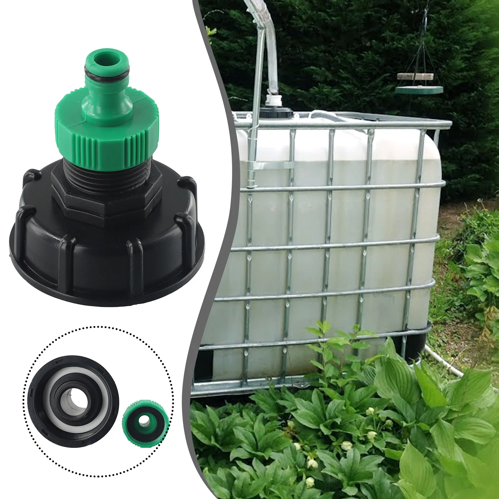 IBC Tank Adapter S60x6 Coarse Thread 1 Inch Female Thread Tap For Water Butt Accessories For Garden Irrigation Agricultural
IBC Tank Adapter S60x6 Coarse Thread 1 Inch Female Thread Tap For Water Butt Accessories For Garden Irrigation Agricultural