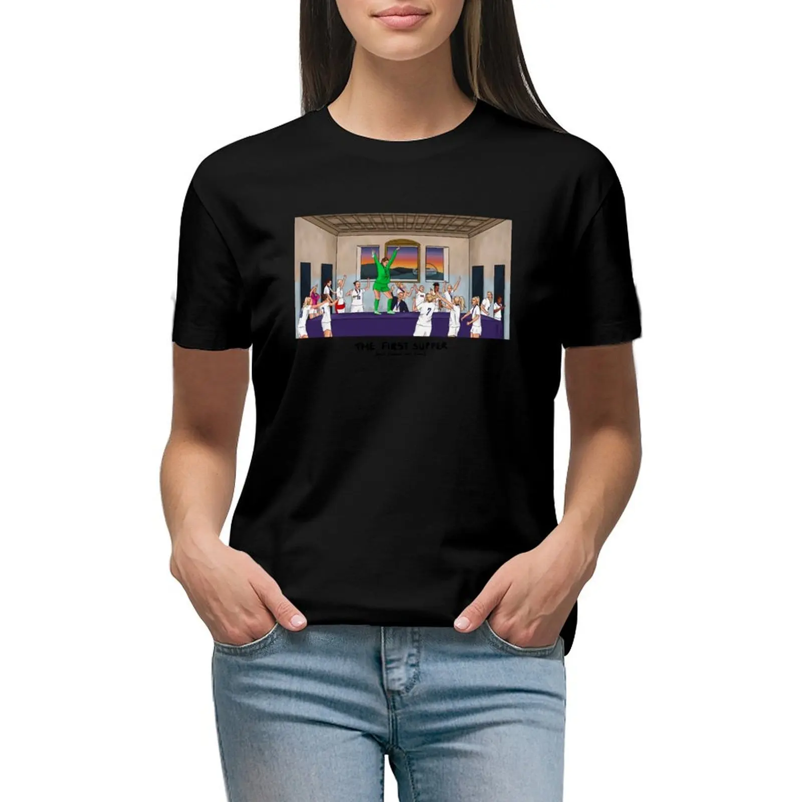 the first supper - mary earps dancing T-Shirt shirts graphic tees sublime new edition funnys Women tops
the first supper - mary earps dancing T-Shirt shirts graphic tees sublime new edition funnys Women tops