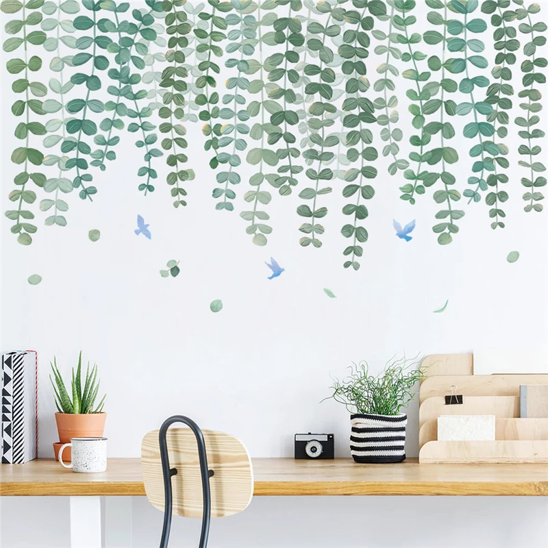 Fresh Tree Vine Leaf Bird Butterfly Wall Stickers For Shop Office Home Decoration Diy Plants Mural Art Pvc Decal Pastoral Poster
Fresh Tree Vine Leaf Bird Butterfly Wall Stickers For Shop Office Home Decoration Diy Plants Mural Art Pvc Decal Pastoral Poster