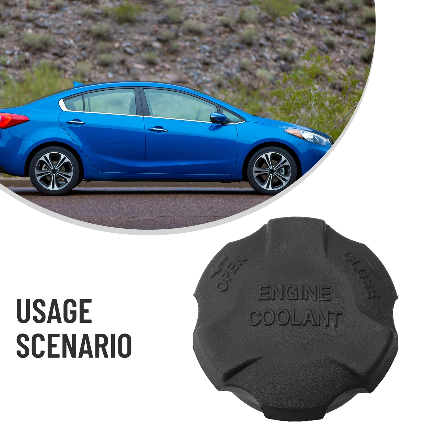 Radiator Coolant Reservoir Cap 2544126100 For Kia For Forte For Sportage Forte5 Rio Vehicle Accessories
Radiator Coolant Reservoir Cap 2544126100 For Kia For Forte For Sportage Forte5 Rio Vehicle Accessories