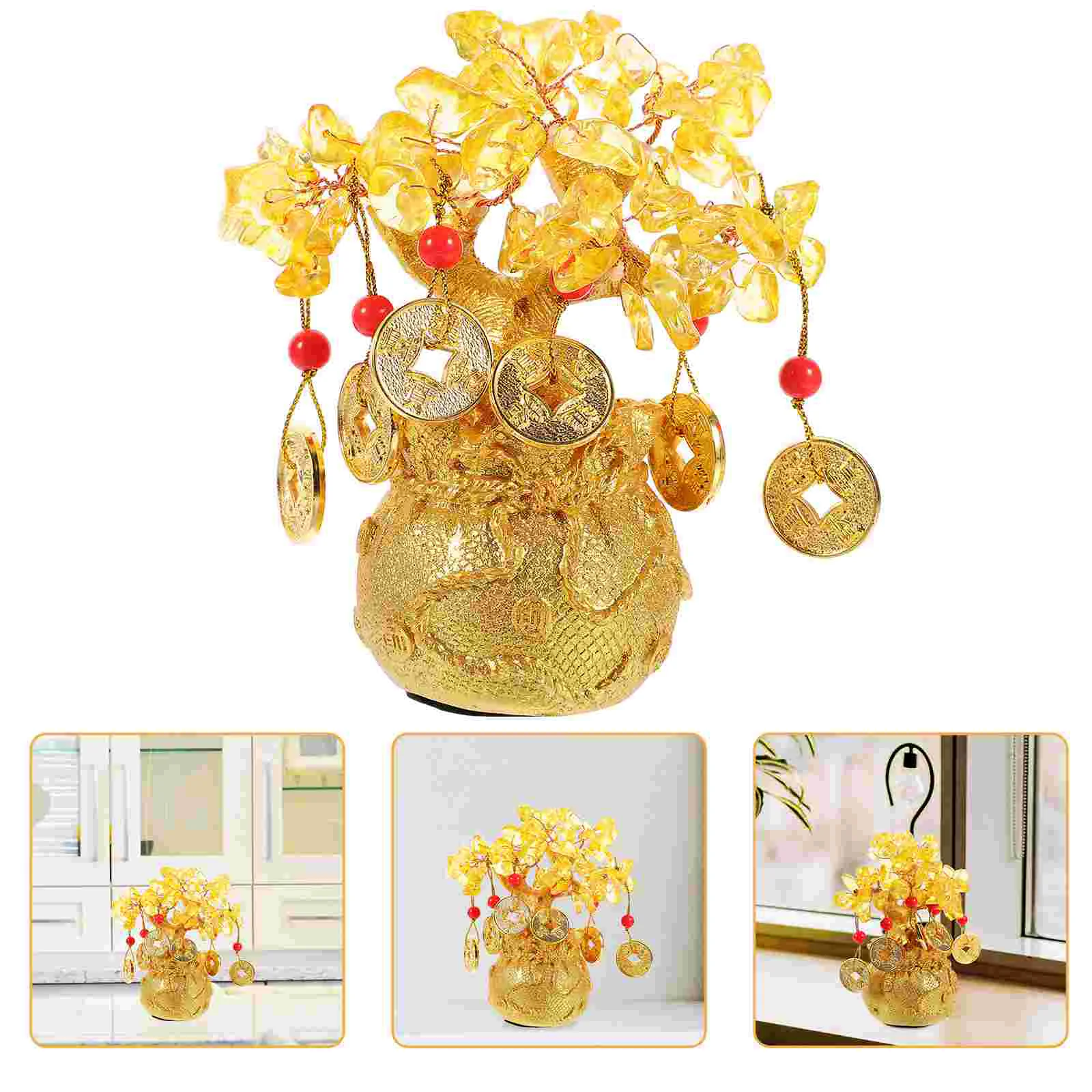 Cash Cow Tabletop Decor Chinese Decoration Crystal Tree Purse Citrine Statue Desk Ornament Money Statues Office
Cash Cow Tabletop Decor Chinese Decoration Crystal Tree Purse Citrine Statue Desk Ornament Money Statues Office