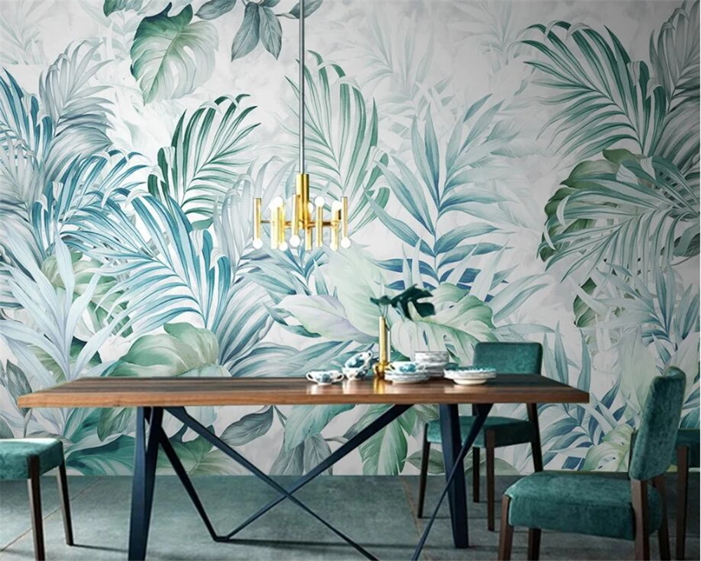 Custom wallpaper 3d hand painted Nordic watercolor tropical plant leaves small fresh TV background wall обои для стен в рулонах
Custom wallpaper 3d hand painted Nordic watercolor tropical plant leaves small fresh TV background wall обои для стен в рулонах
