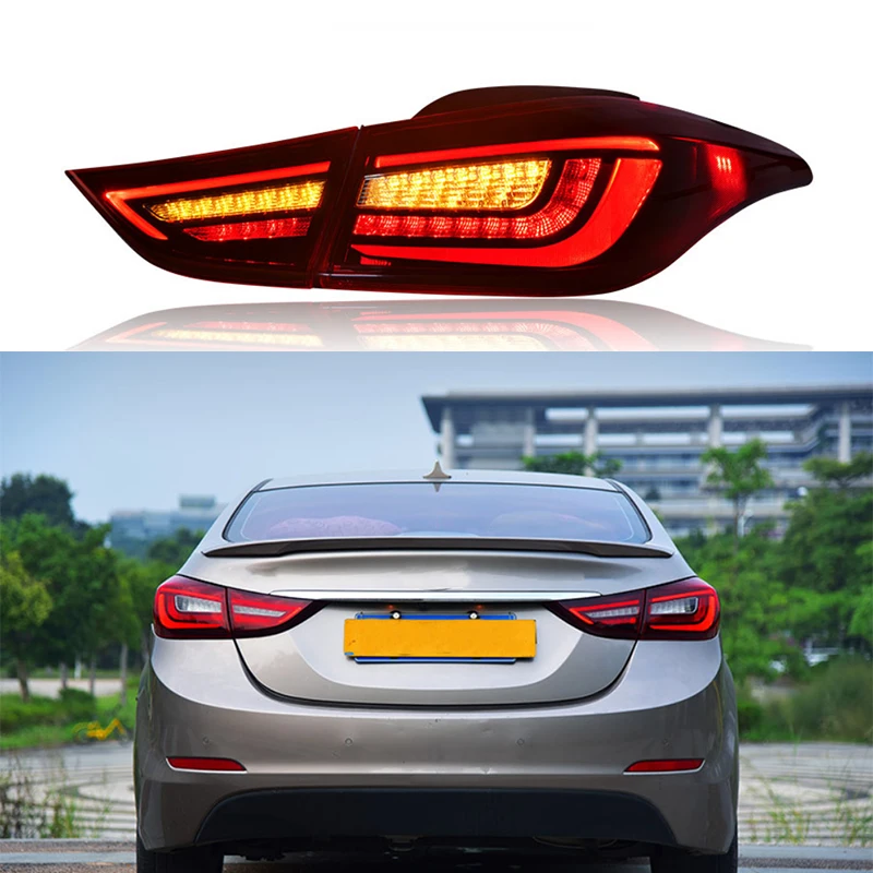 Car taillight fit for Hyundai ELANTRA 2012-2016 LED taillight assembly refit LED flow turn signal running light brake light
Car taillight fit for Hyundai ELANTRA 2012-2016 LED taillight assembly refit LED flow turn signal running light brake light