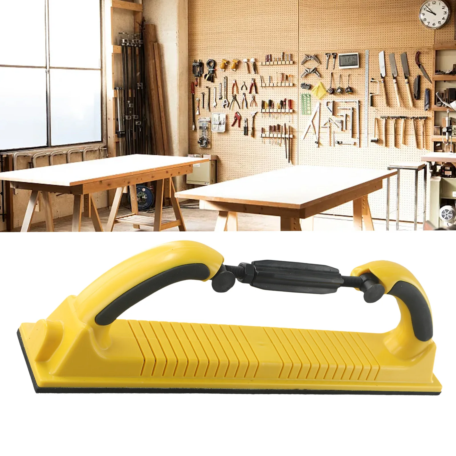 Handheld Sanding Disc Holder Hand Grinding Block Body Repair Tools Car Putty Ash Planer Rectangular Arc Sandpaper Repair Tools
Handheld Sanding Disc Holder Hand Grinding Block Body Repair Tools Car Putty Ash Planer Rectangular Arc Sandpaper Repair Tools