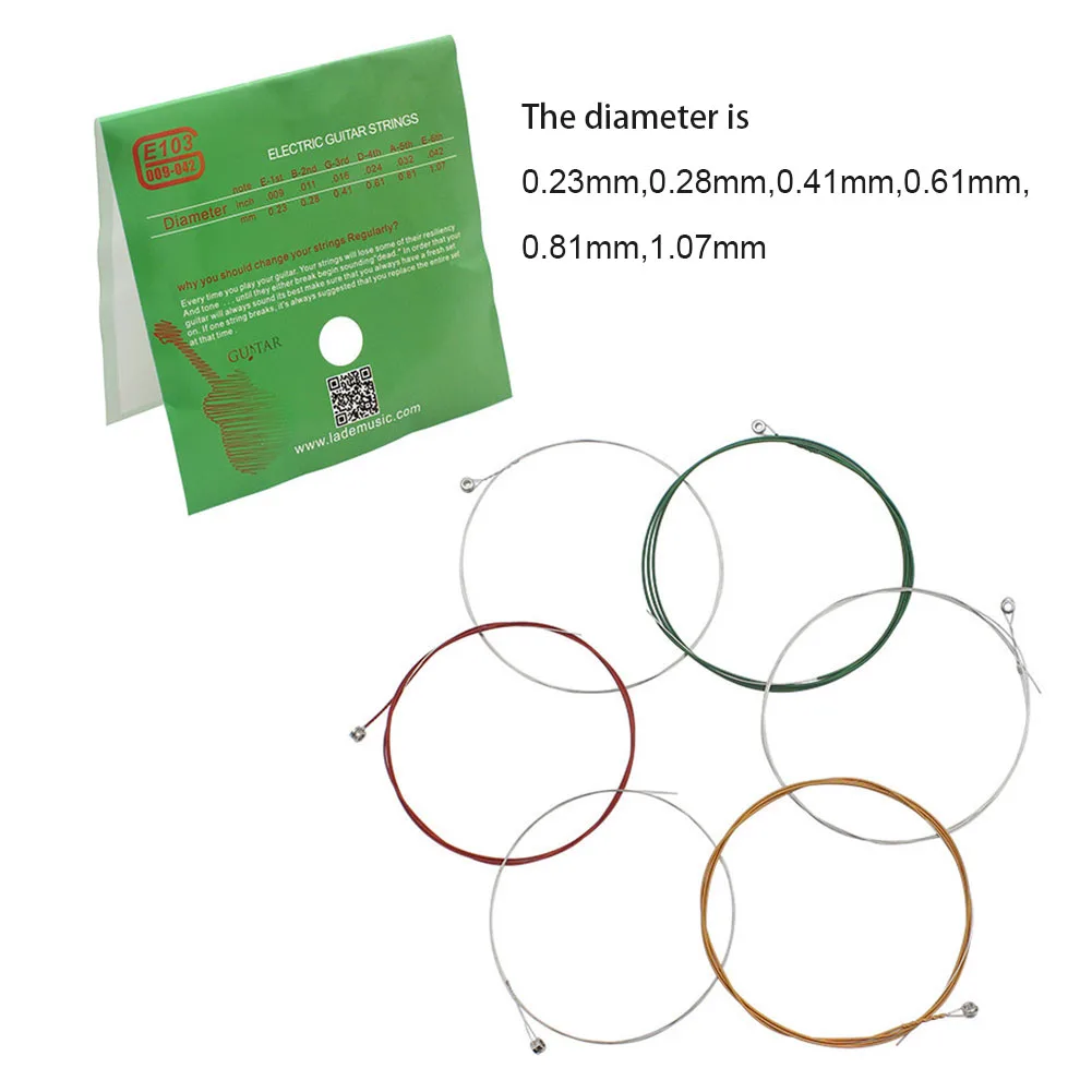 Strings Guitar Strings Musical Instruments 0.009-0.042 Inch Color 6 Pack IRIN Electric Guitar Guitars Basses Parts
Strings Guitar Strings Musical Instruments 0.009-0.042 Inch Color 6 Pack IRIN Electric Guitar Guitars Basses Parts