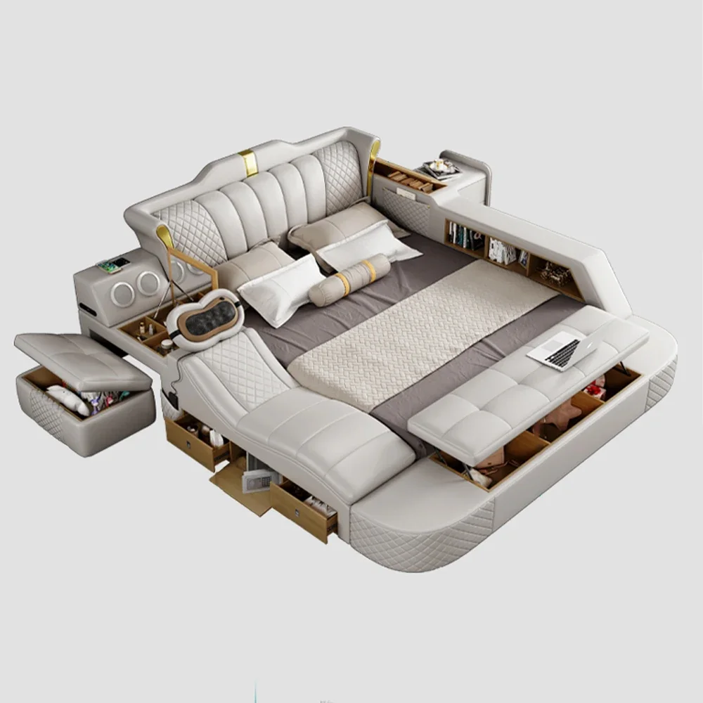 Tech Smart Bed для 2 человек с кроватью большого размера Queen, натуральная кожа, массаж, USB, Bluetooth динамик и безопасность
Tech Smart Bed для 2 человек с кроватью большого размера Queen, натуральная кожа, массаж, USB, Bluetooth динамик и безопасность