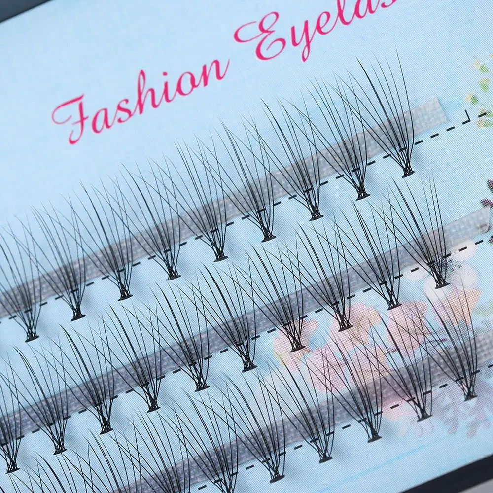 

10D 0.10 Thickness C Curl Individual Cluster Eye Lashes Grafting Black Mink Fake False Eyelashes