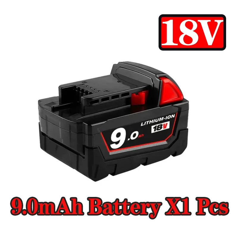 

NEW 18V For Milwaukee M18 M18B6 18V XC 12Ah 9Ah Li-ion Battery 48-11-1860 /Charger rechargeable battery