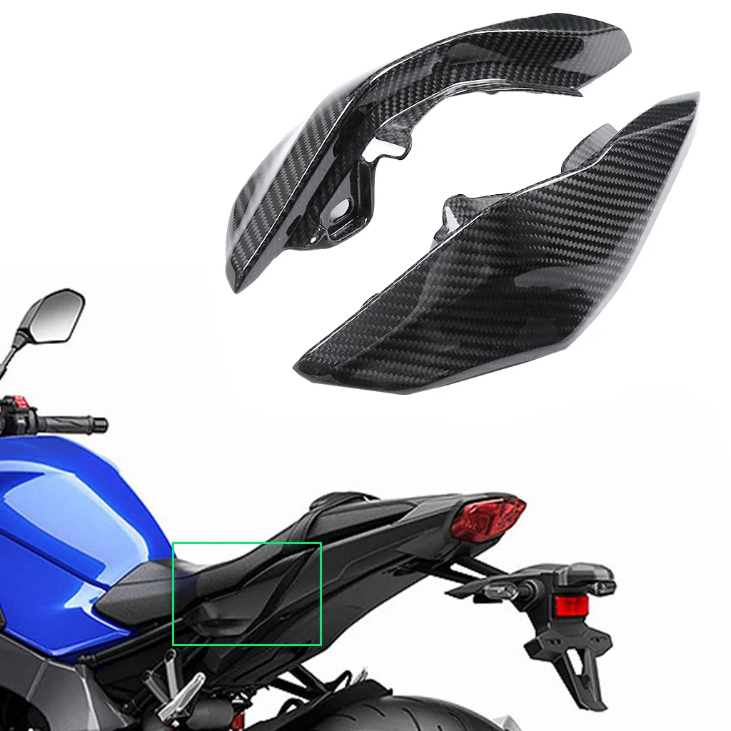 

For Yamaha MT-10 FZ-10 MT10 2022 2023 3K Carbon Fiber Motorcycle Accessories Seat Small Side Panels Cover Fairing Parts Kits