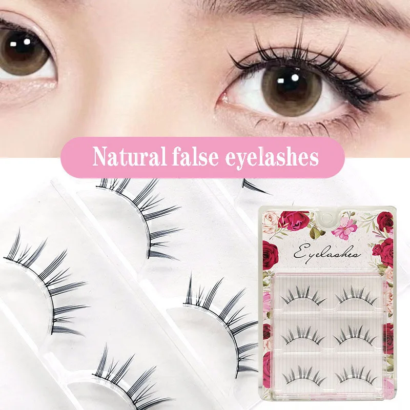 3/5 Pairs/Pack Fake Eyelashes Makeup Bulk Lash Cotton Stalk Thin Band Lashes Handmade Natural Long Wispy False Eyelash
3/5 Pairs/Pack Fake Eyelashes Makeup Bulk Lash Cotton Stalk Thin Band Lashes Handmade Natural Long Wispy False Eyelash