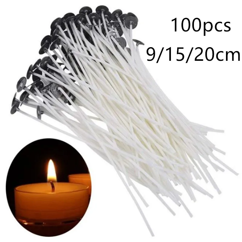 9/15/20cm 100Pcs Cotton Candle Wick Flameless Smokeless Wick Candle Night Light Making Birthday Party Christmas Candle Decor 2
9/15/20cm 100Pcs Cotton Candle Wick Flameless Smokeless Wick Candle Night Light Making Birthday Party Christmas Candle Decor 2