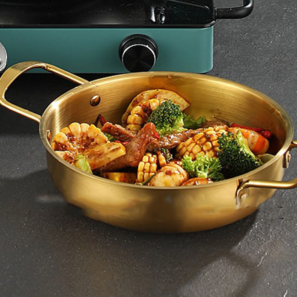 Stainless Steel Ramen Noodle Soup Hot Pot Instant Noodle With Handles Versatile Mike Egg Soup Cooking Golden Kitchen Cookware
Stainless Steel Ramen Noodle Soup Hot Pot Instant Noodle With Handles Versatile Mike Egg Soup Cooking Golden Kitchen Cookware