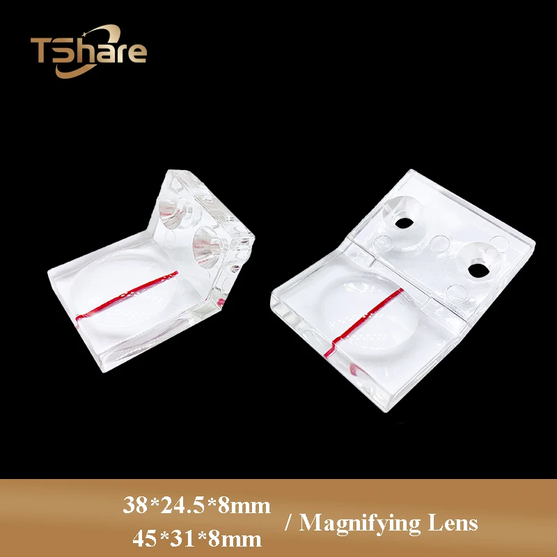 10 Pcs 38*24.5*8 and 45*31*8mm Magnifying Glass Magnifying Lens for Sliding Table Saw
10 Pcs 38*24.5*8 and 45*31*8mm Magnifying Glass Magnifying Lens for Sliding Table Saw
